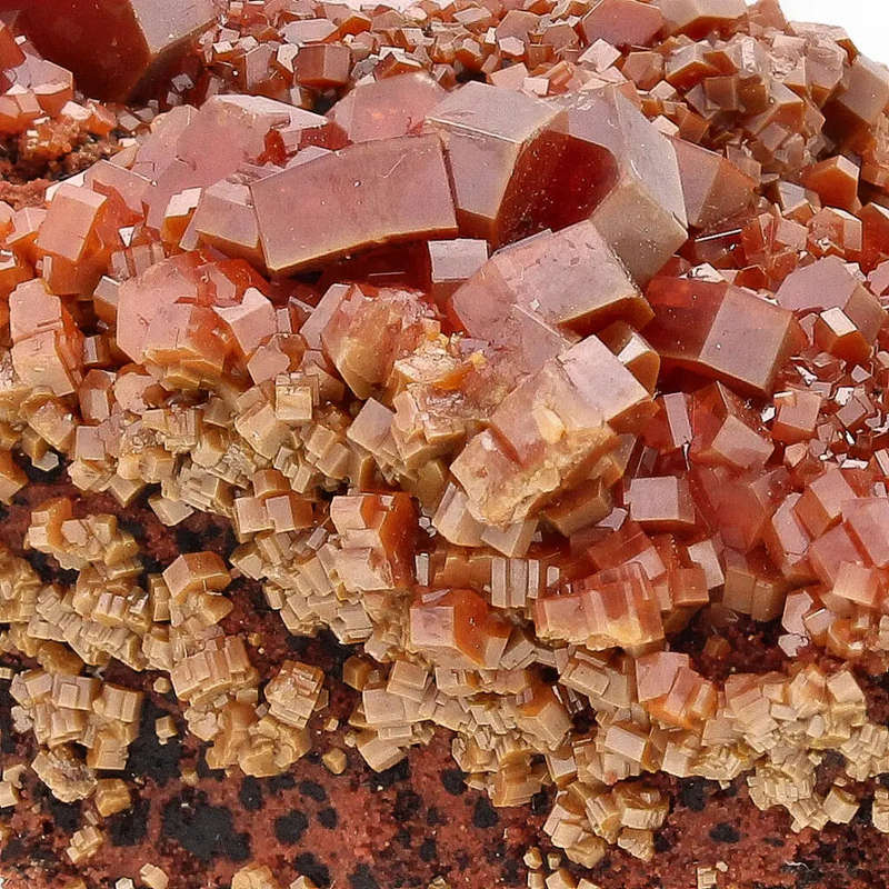 Vanadinite Treasure: Moroccan Desert Mineral Marvel