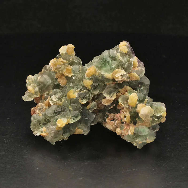 Fluorite and Muscovite Crystal Cluster from Erongo, Namibia