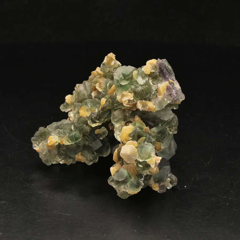 Fluorite and Muscovite Crystal Cluster from Erongo, Namibia