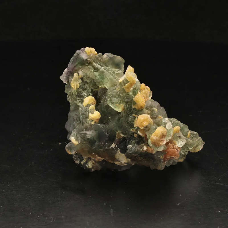 Fluorite and Muscovite Crystal Cluster from Erongo, Namibia