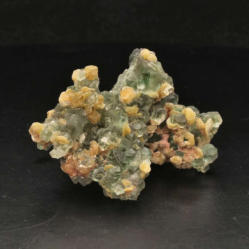 Fluorite and Muscovite Crystal Cluster from Erongo, Namibia