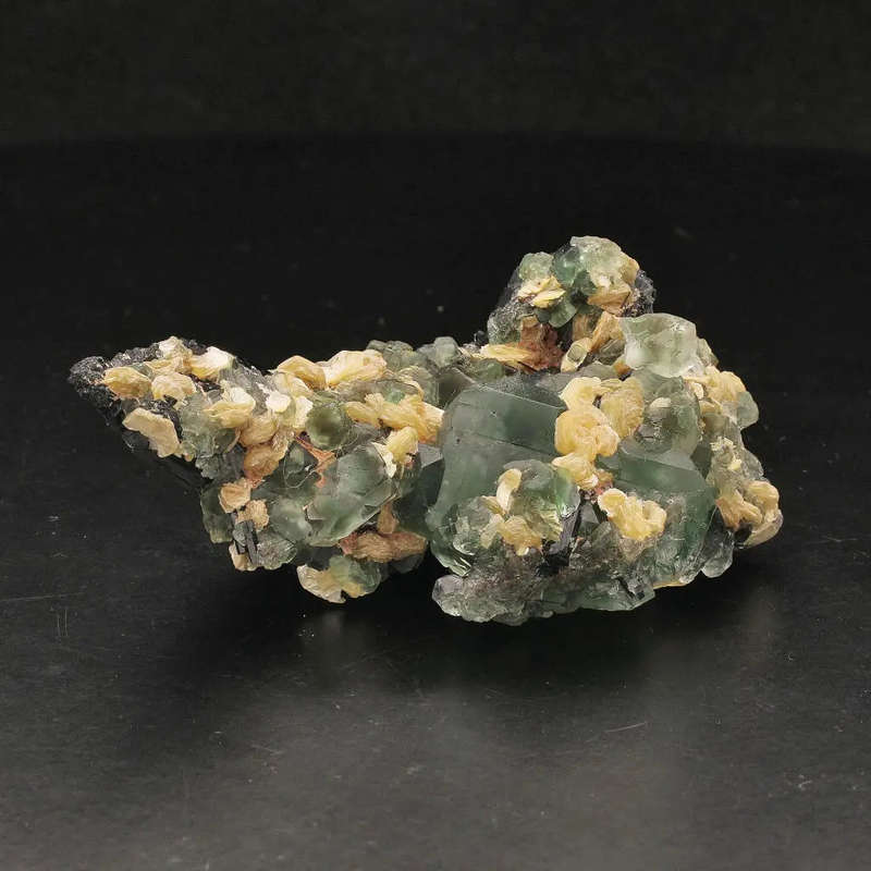 Fluorite, Muscovite and Tourmaline Cluster from Erongo