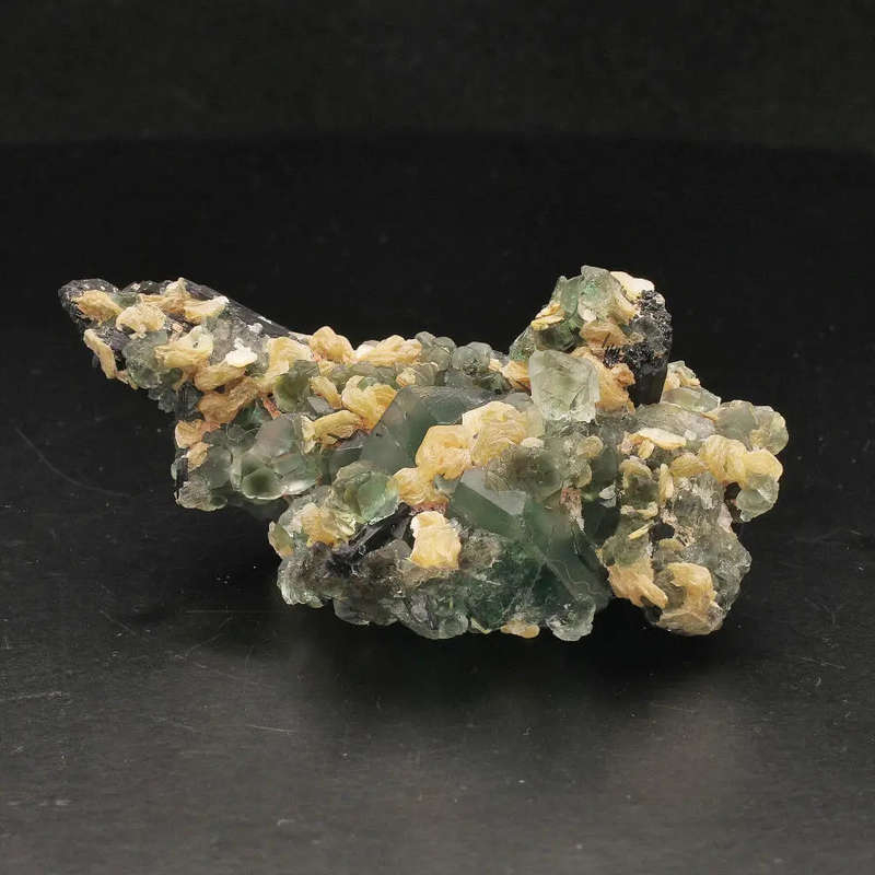 Fluorite, Muscovite and Tourmaline Cluster from Erongo
