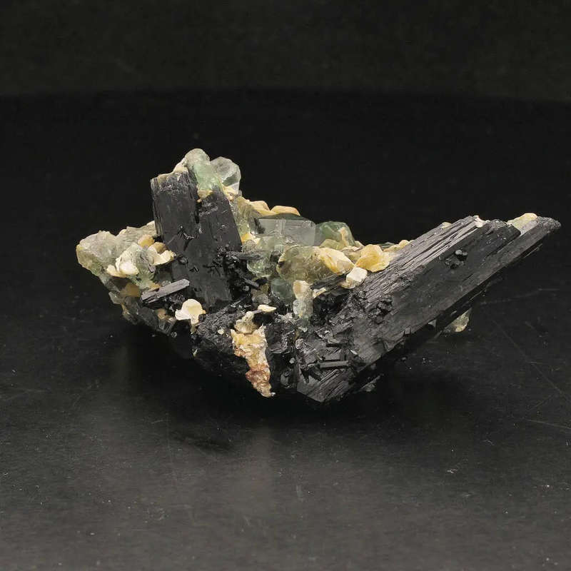 Fluorite, Muscovite and Tourmaline Cluster from Erongo