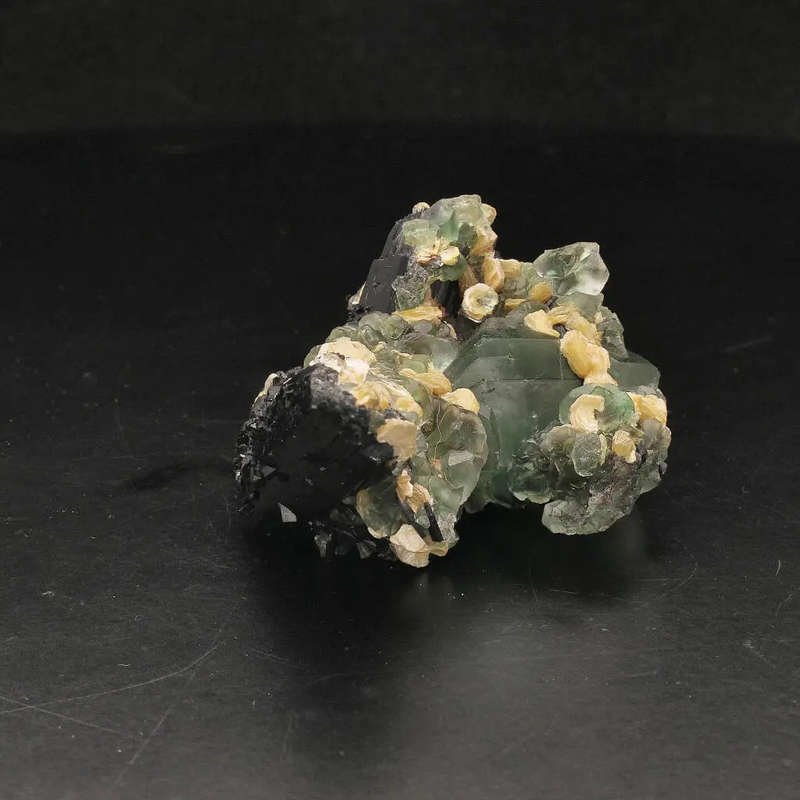 Fluorite, Muscovite and Tourmaline Cluster from Erongo