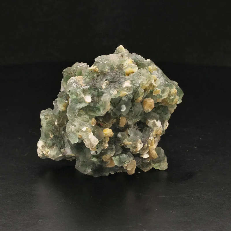 Fluorite and Muscovite Crystal Cluster from Erongo