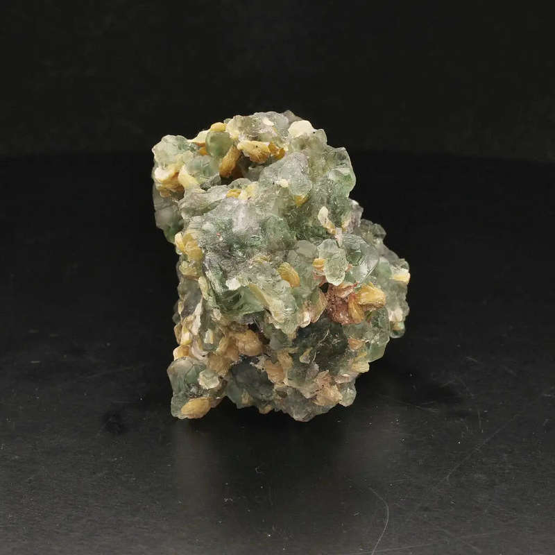Fluorite and Muscovite Crystal Cluster from Erongo