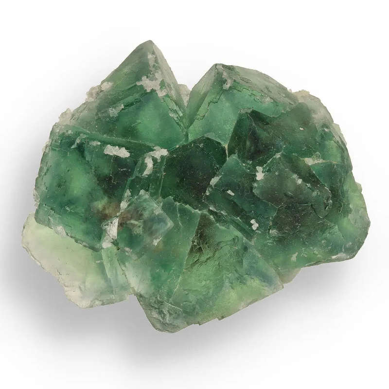 Vibrant Green Fluorite Crystal Cluster from Okoruso