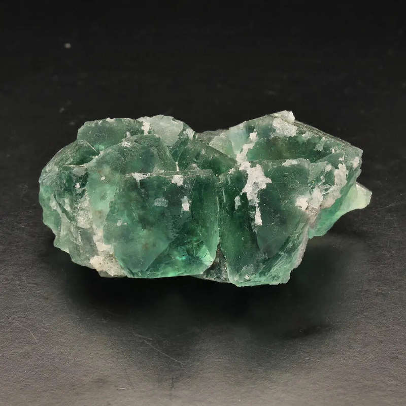Vibrant Green Fluorite Crystal Cluster from Okoruso