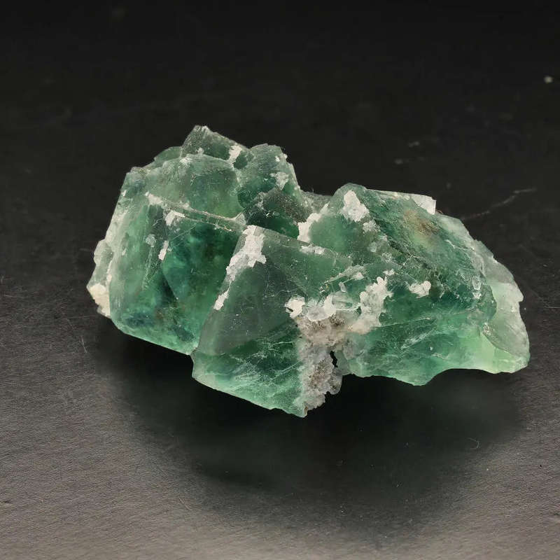 Vibrant Green Fluorite Crystal Cluster from Okoruso