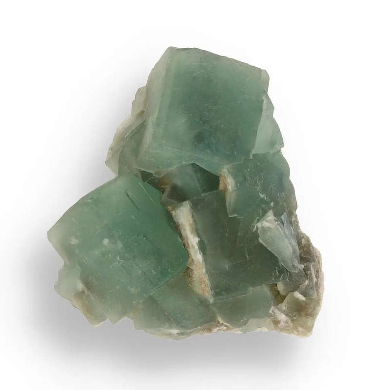 Light Green Fluorite Crystal Cluster from Okoruso, Namibia