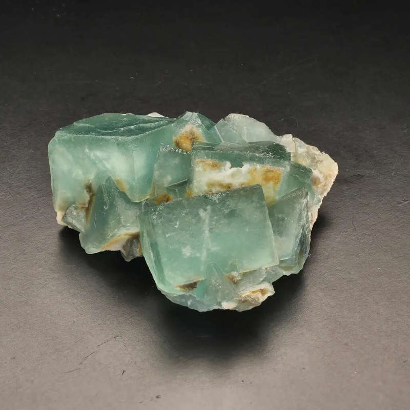 Light Green Fluorite Crystal Cluster from Okoruso, Namibia