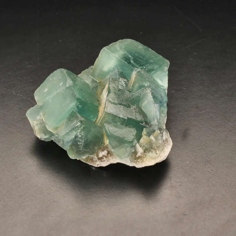Light Green Fluorite Crystal Cluster from Okoruso, Namibia