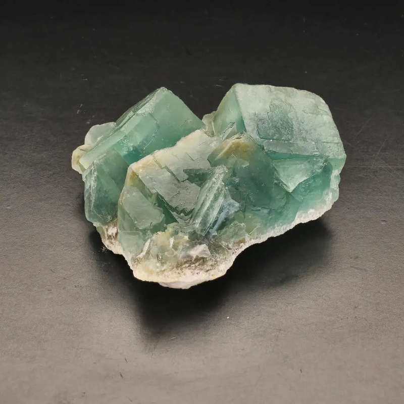 Light Green Fluorite Crystal Cluster from Okoruso, Namibia