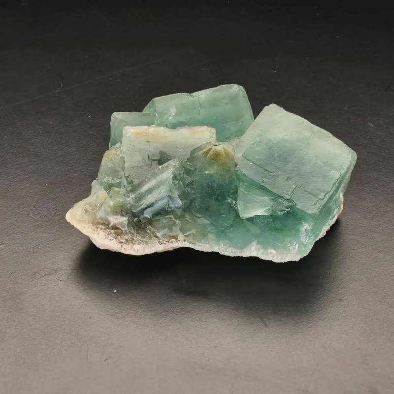 Light Green Fluorite Crystal Cluster from Okoruso, Namibia