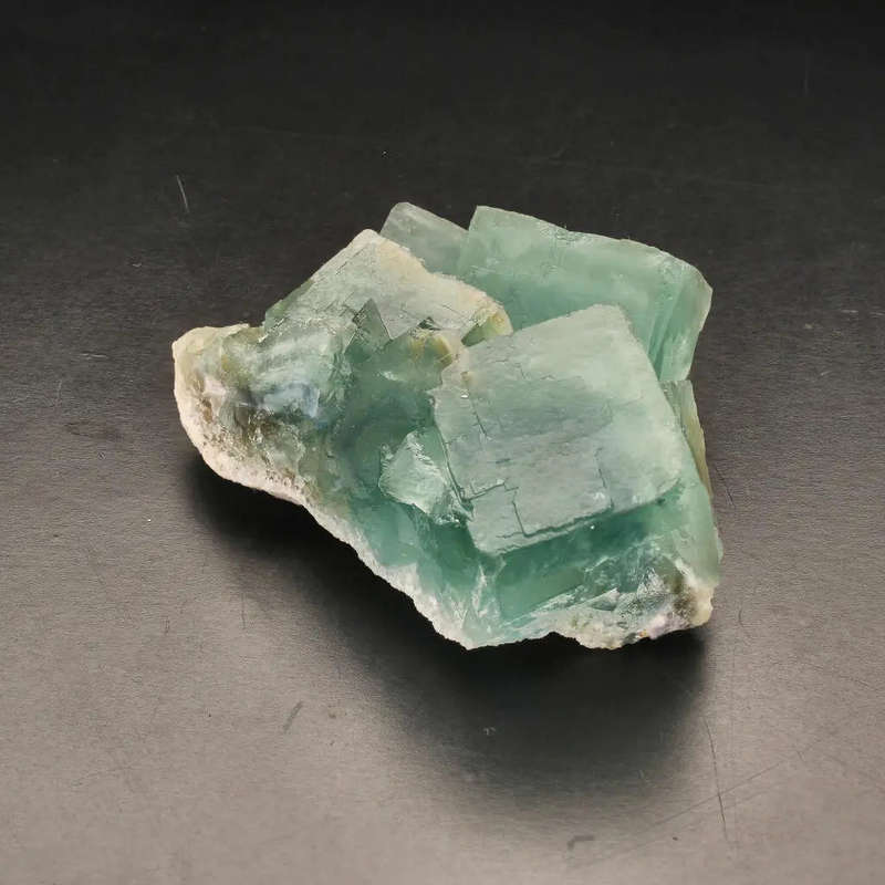 Light Green Fluorite Crystal Cluster from Okoruso, Namibia