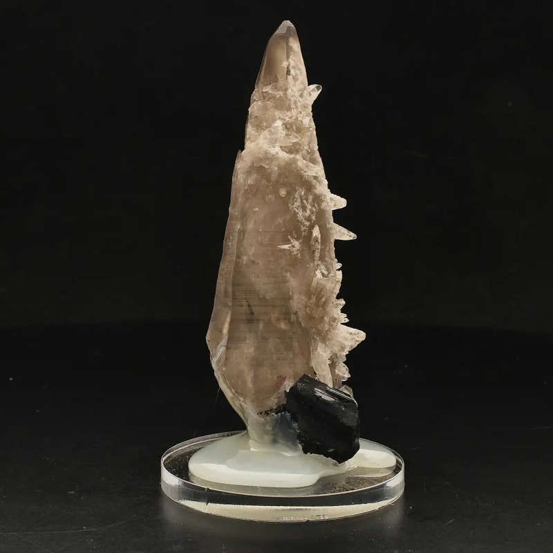 Smoky Quartz with Schorl and Feldspar from Erongo