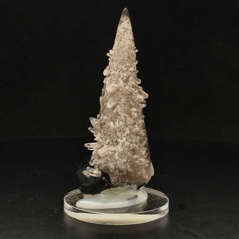 Smoky Quartz with Schorl and Feldspar from Erongo