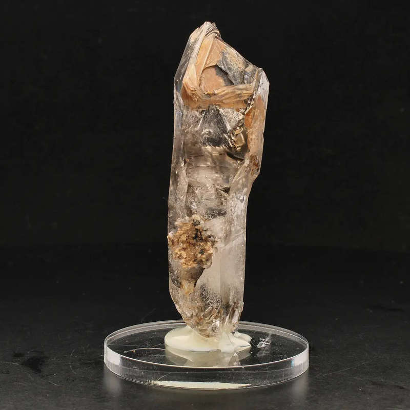 Smoky Window Quartz Crystal from Erongo, Namibia
