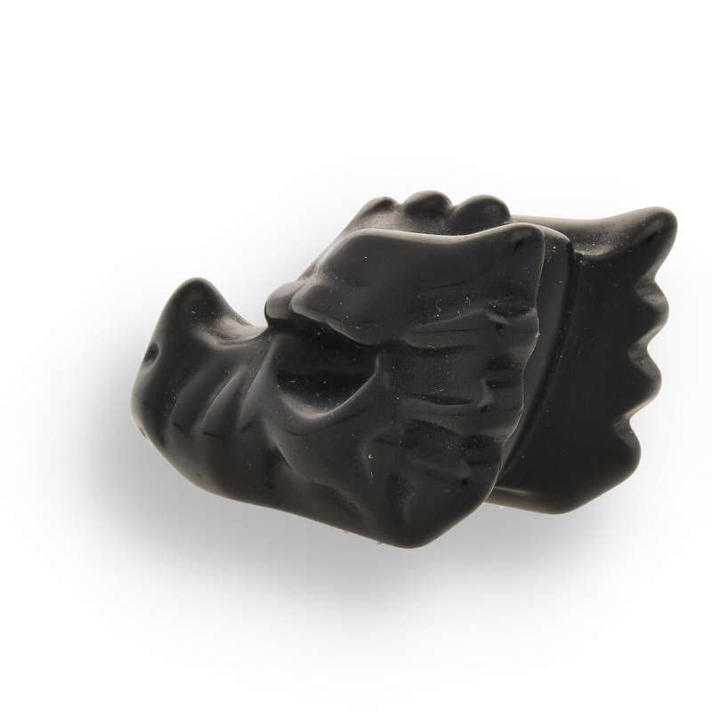 Black Onyx Dragon Head - Shadow Guardian