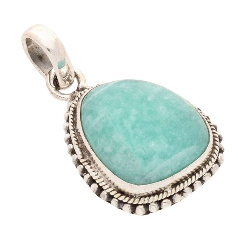 Amazonite Sterling Silver Pendant
