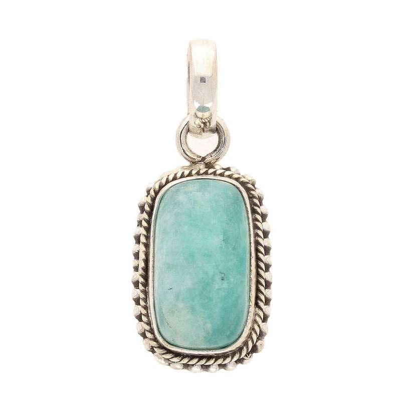 Amazonite Sterling Silver Pendant