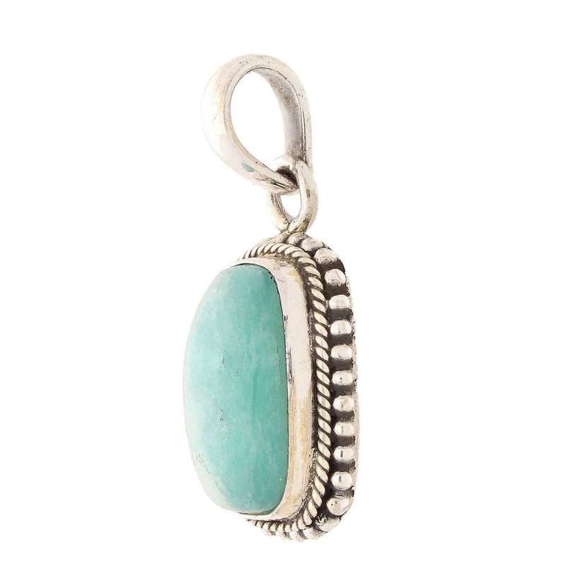 Amazonite Sterling Silver Pendant