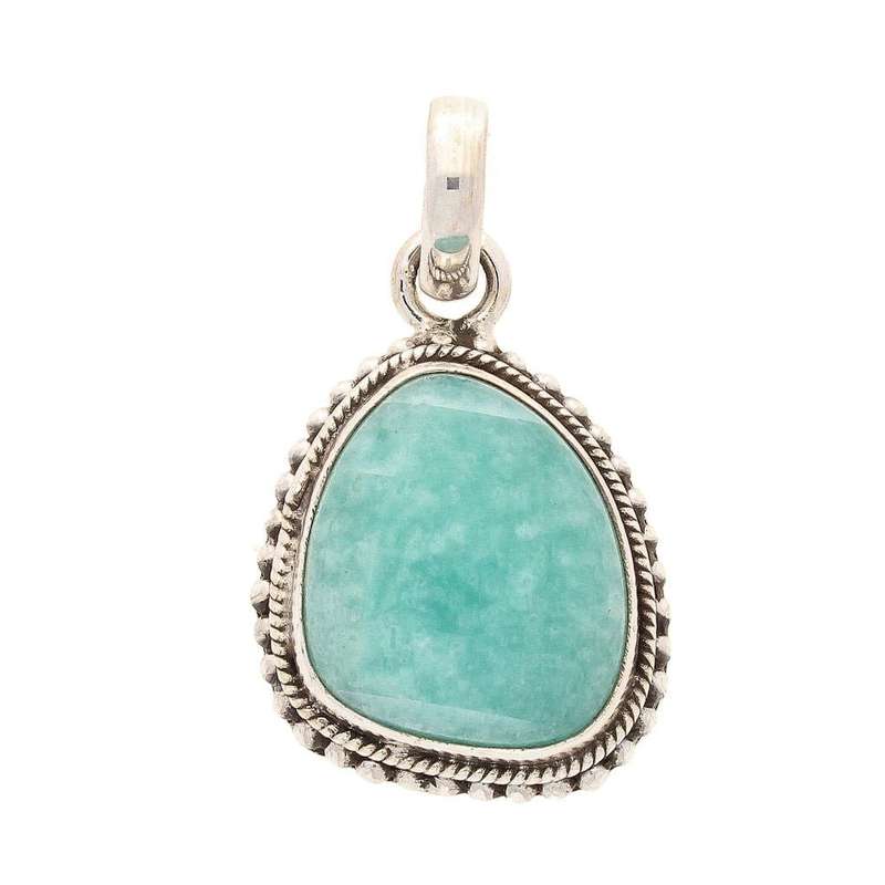 Amazonite Sterling Silver Pendant