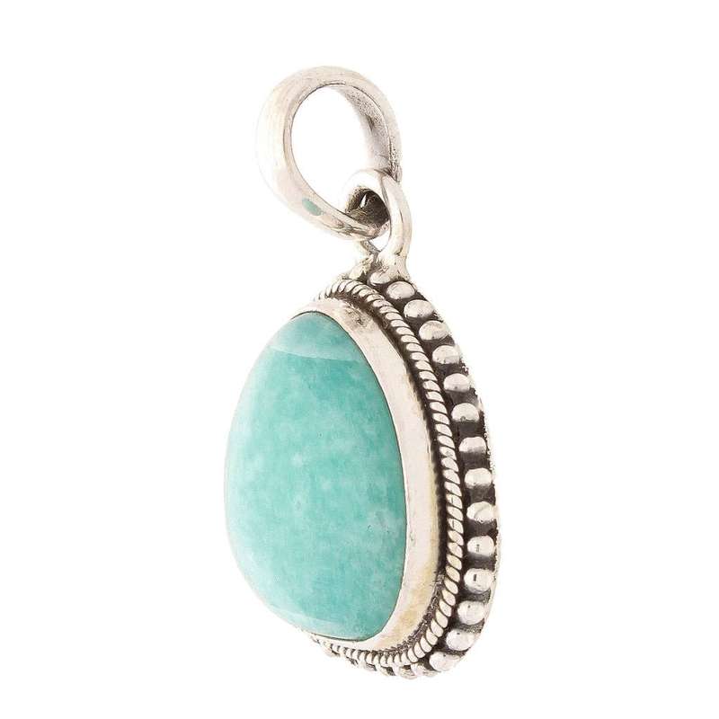Amazonite Sterling Silver Pendant