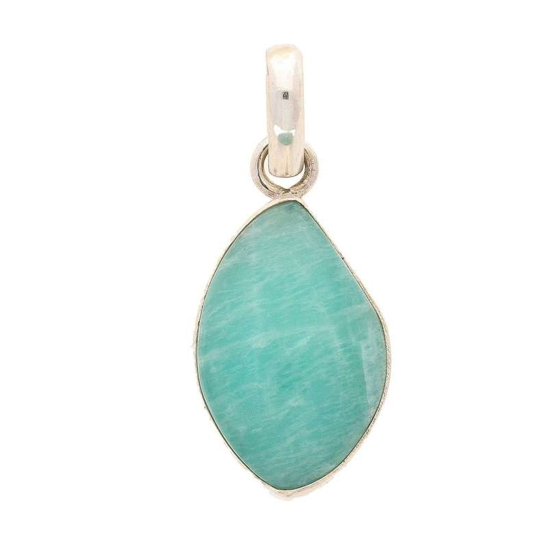 Amazonite Sterling Silver Pendant