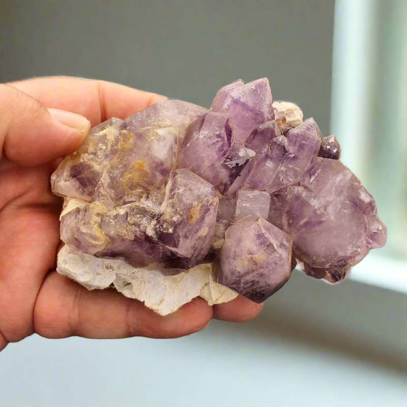 Amethyst Quartz Cluster on Matrix