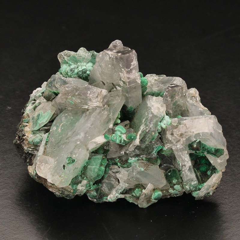 Shangulowe Mine Baryte & Malachite Specimen