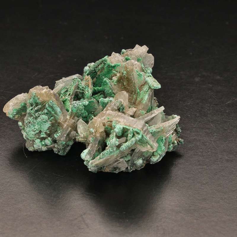 Unique Baryte and Malachite Combo: Shangulowe Mine