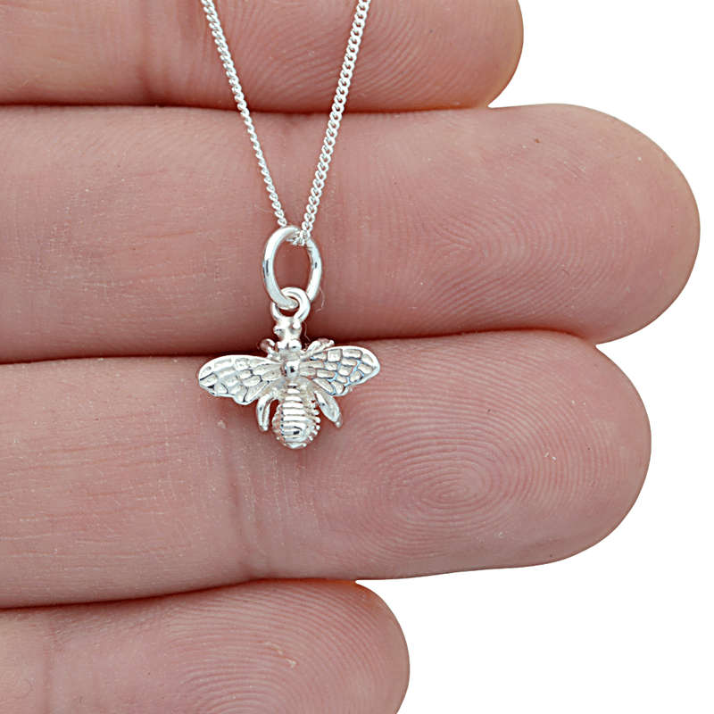 Queen Bee Sterling Silver Necklace