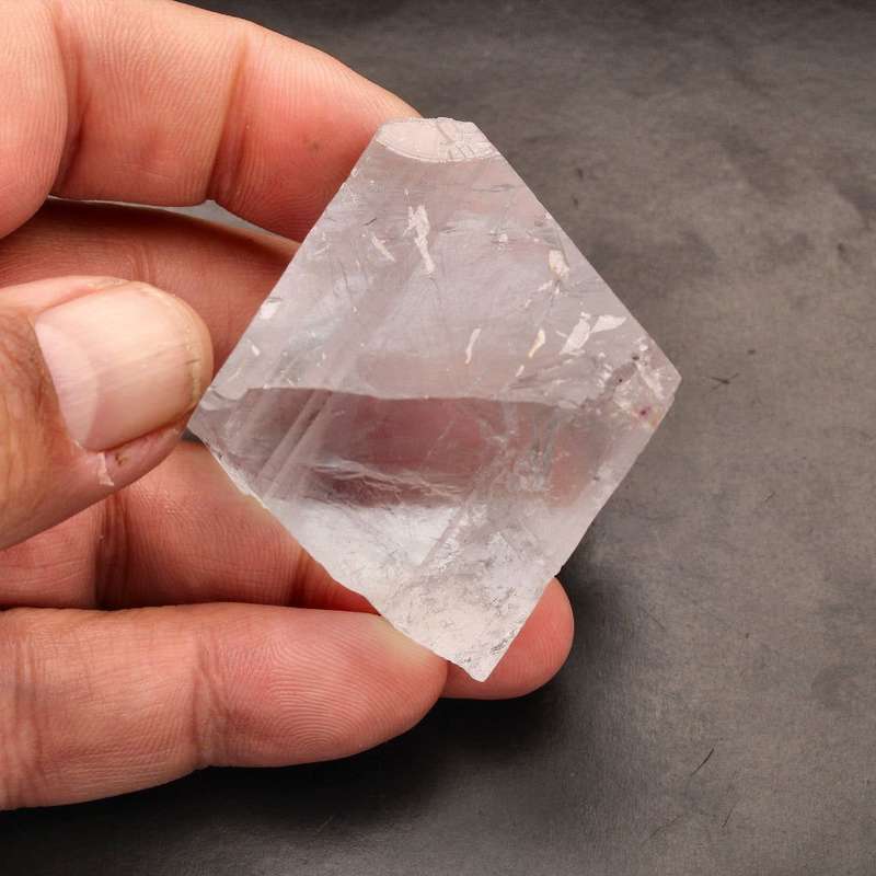 Clear/Blue Fluorite Octahedron - Riemvasmaak