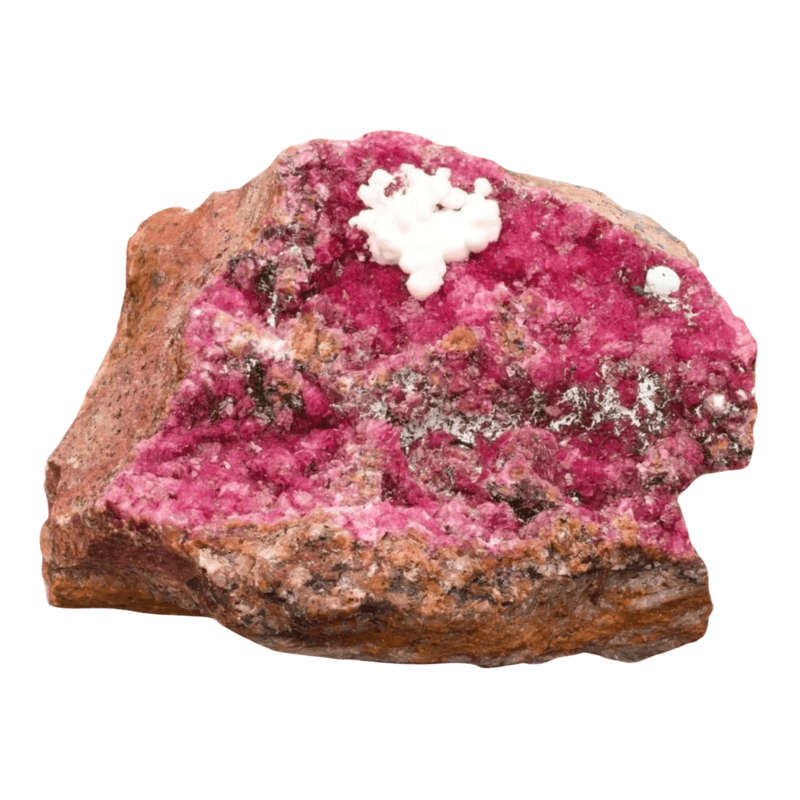 Cobaltoan Calcite on Matrix Specimen