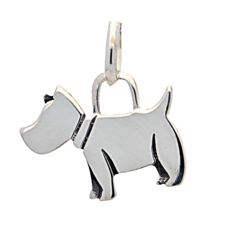 Dog Sterling Silver Necklace