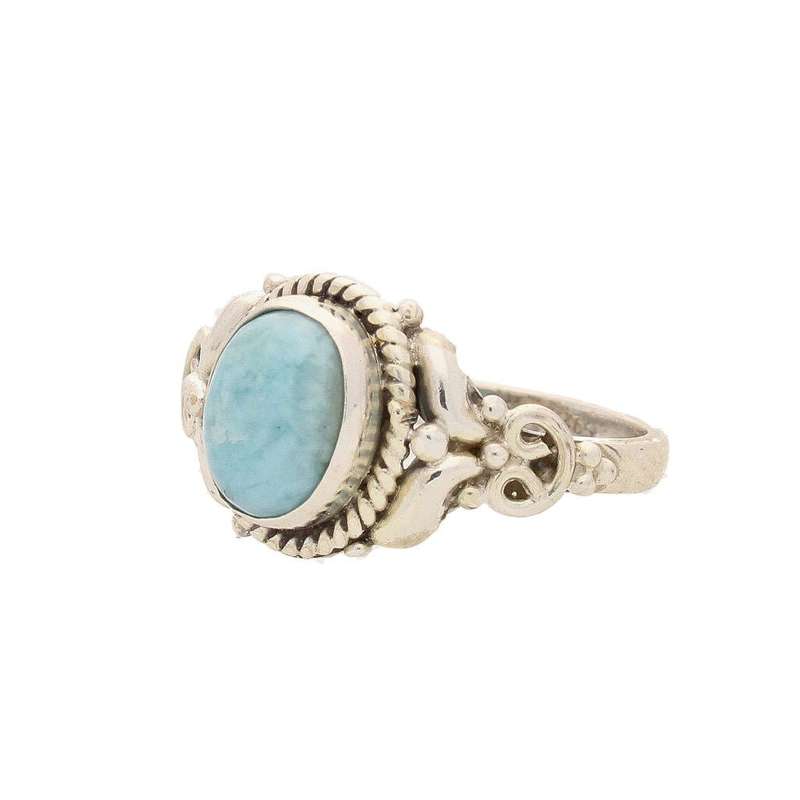Enduring Grace Sterling Silver Larimar Ring