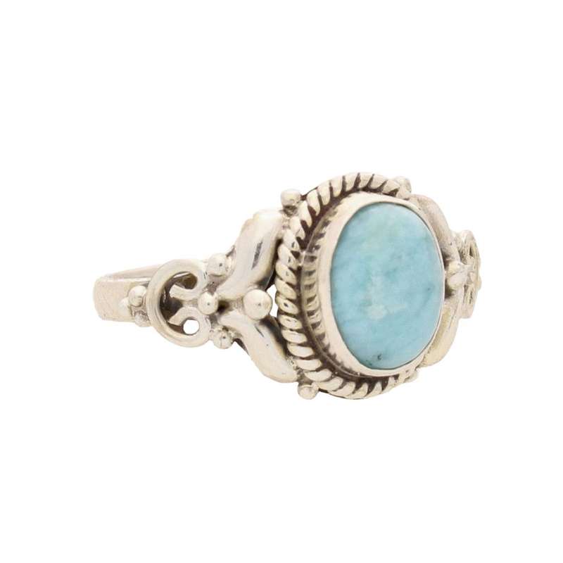 Enduring Grace Sterling Silver Larimar Ring