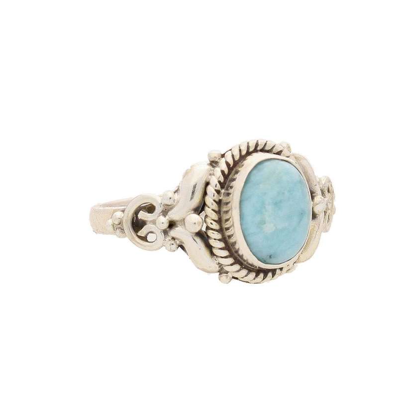 Enduring Grace Sterling Silver Larimar Ring