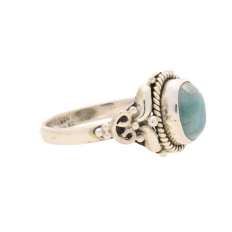 Enduring Grace Sterling Silver Larimar Ring