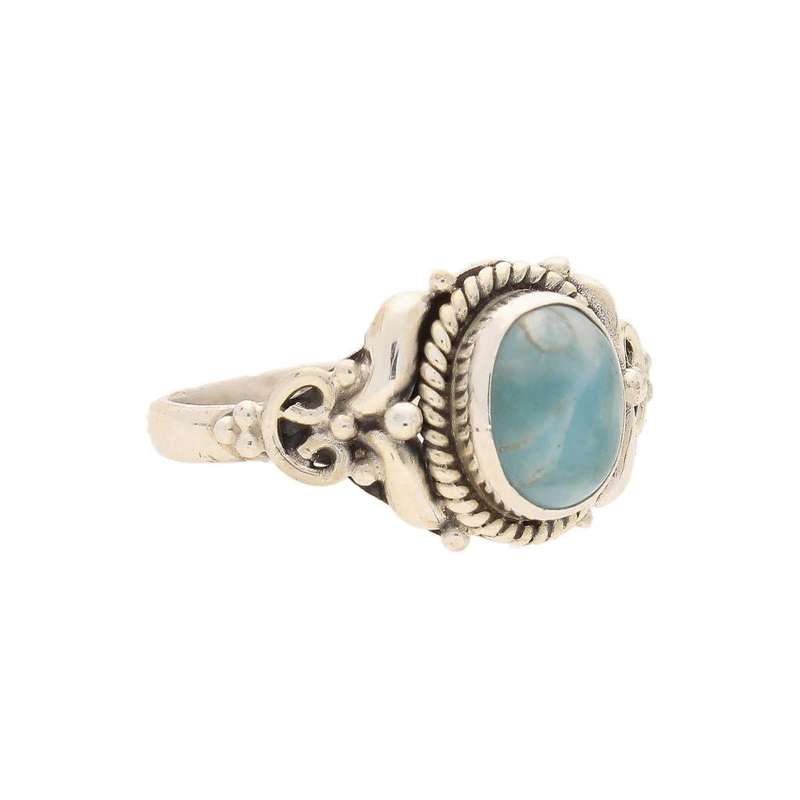 Enduring Grace Sterling Silver Larimar Ring