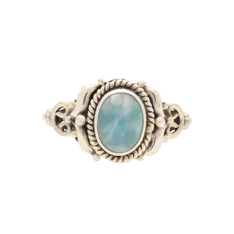 Enduring Grace Sterling Silver Larimar Ring