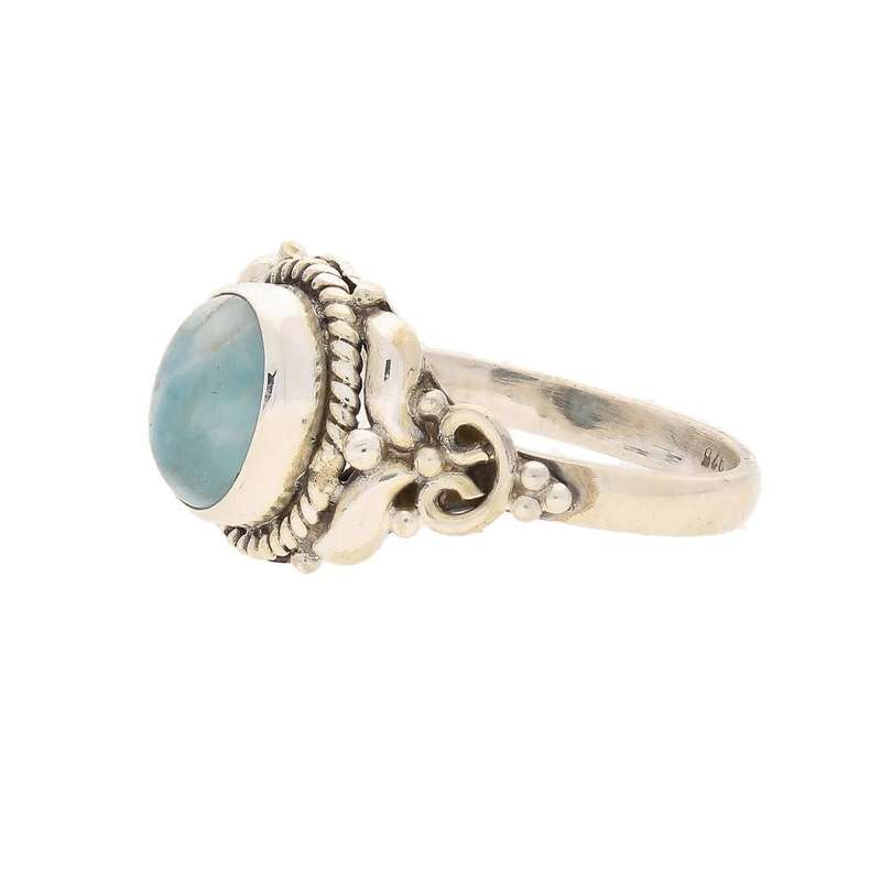 Enduring Grace Sterling Silver Larimar Ring