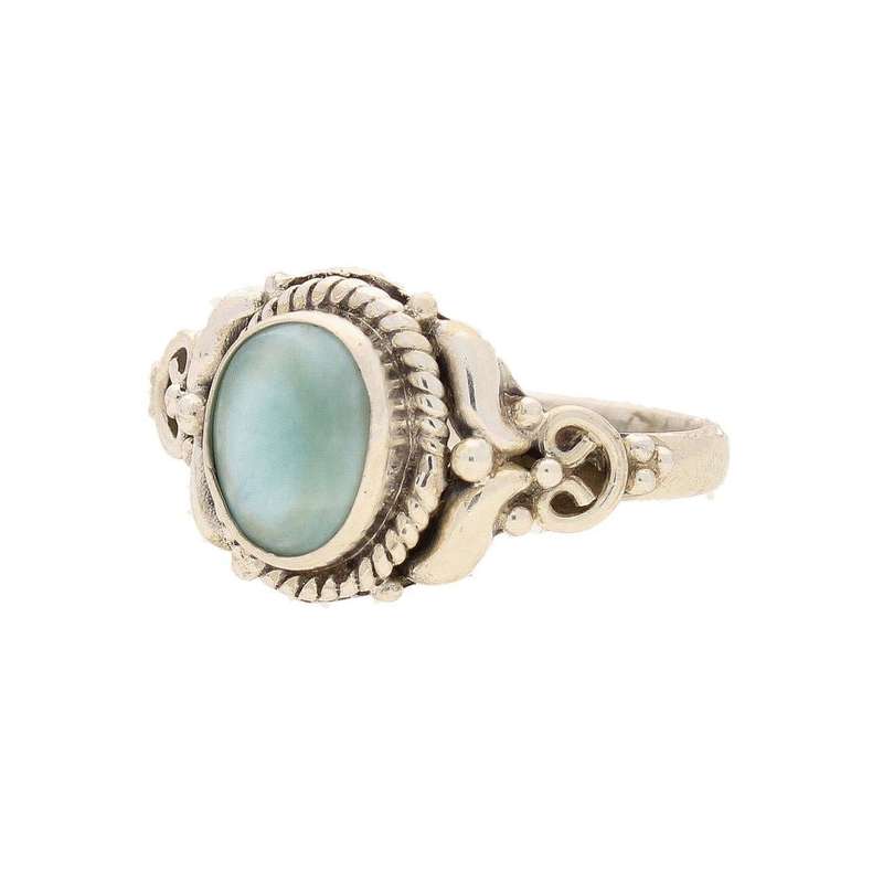 Enduring Grace Sterling Silver Larimar Ring