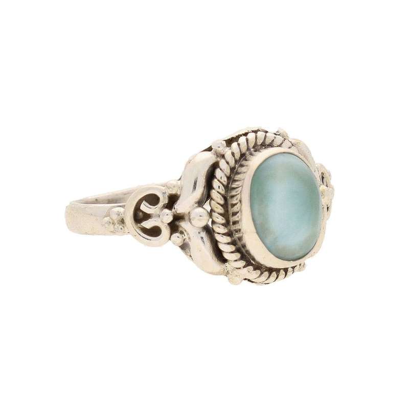 Enduring Grace Sterling Silver Larimar Ring