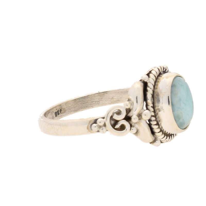 Enduring Grace Sterling Silver Larimar Ring