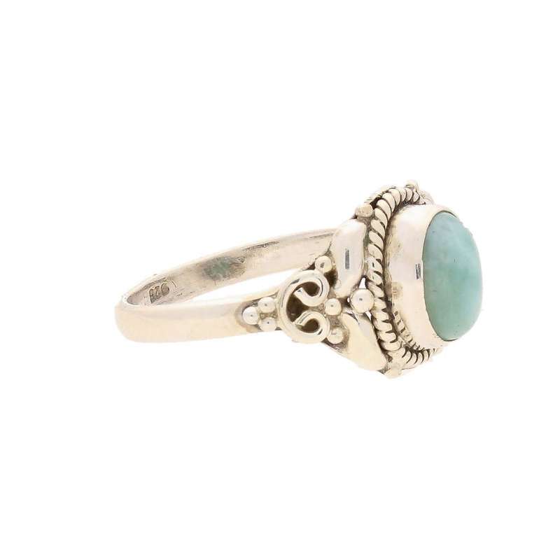 Enduring Grace Sterling Silver Larimar Ring