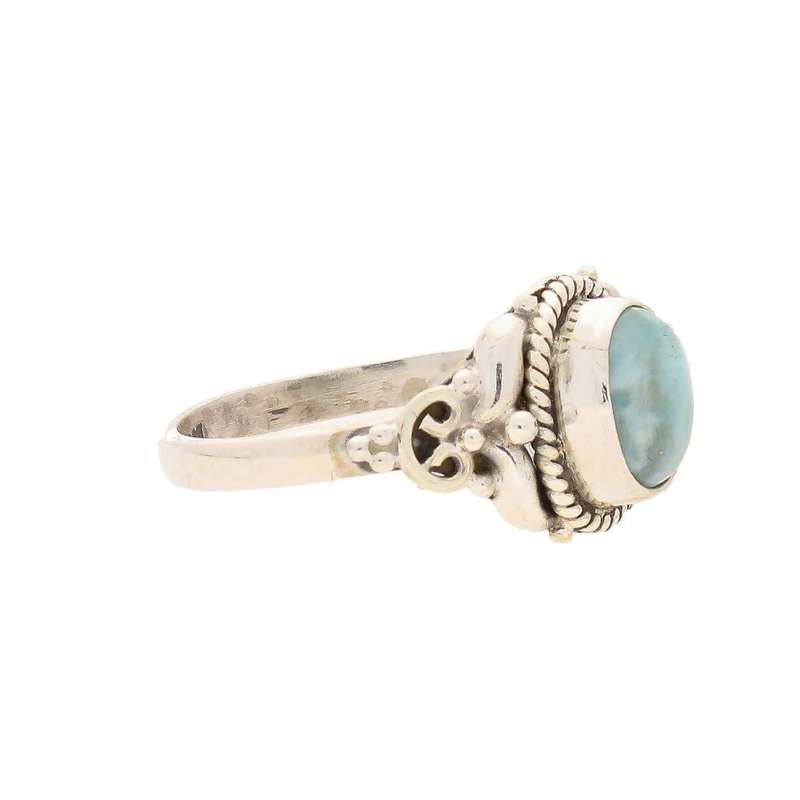 Enduring Grace Sterling Silver Larimar Ring