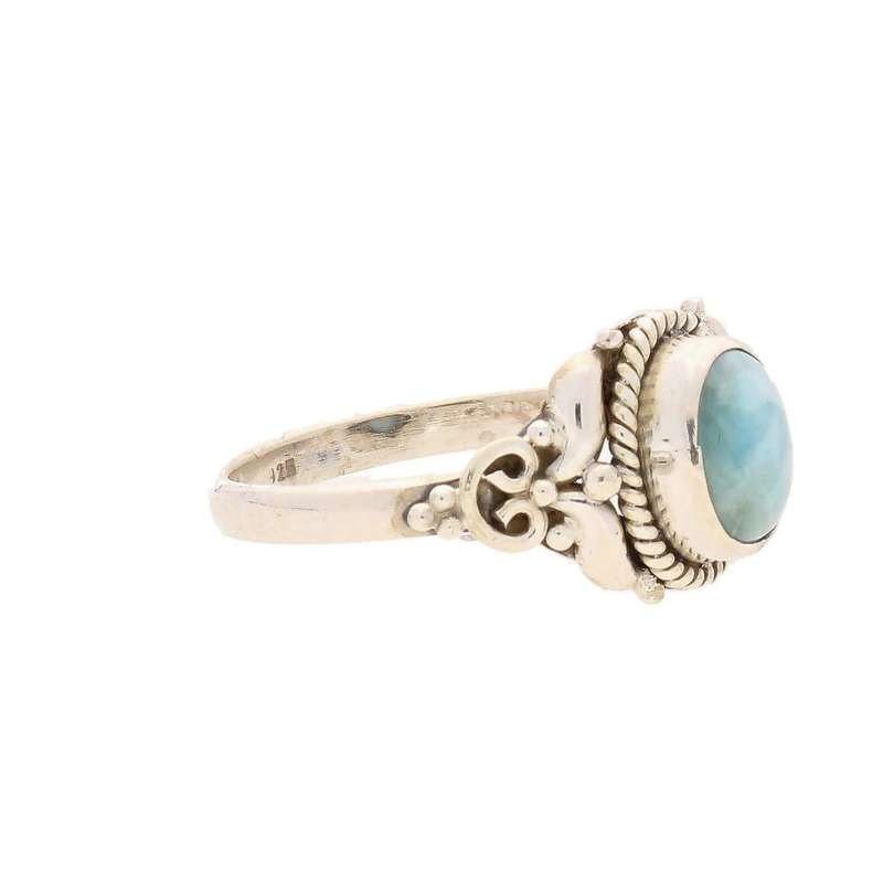 Enduring Grace Sterling Silver Larimar Ring